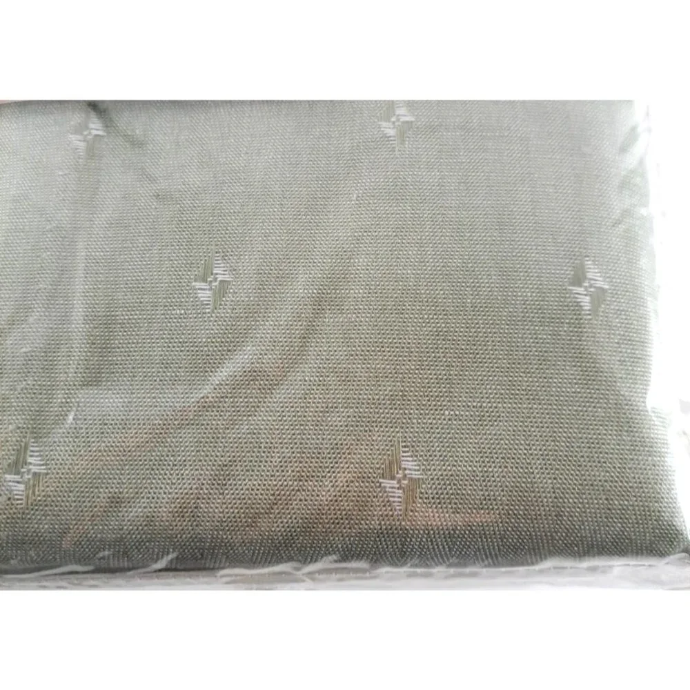 Martha Stewart Draperies Curtains Harlequin Twill Clover Pinch Pleat Panels NWT